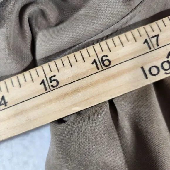 Vintage London Fog Maincoat Womens Size Medium  Reg Khaki Made In USA - Picture 12 of 16